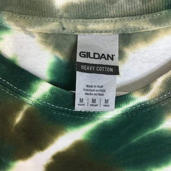 🍭KIDS Tie-Dye T-Shirt | Green Camo | Medium - Picture 7 of 8